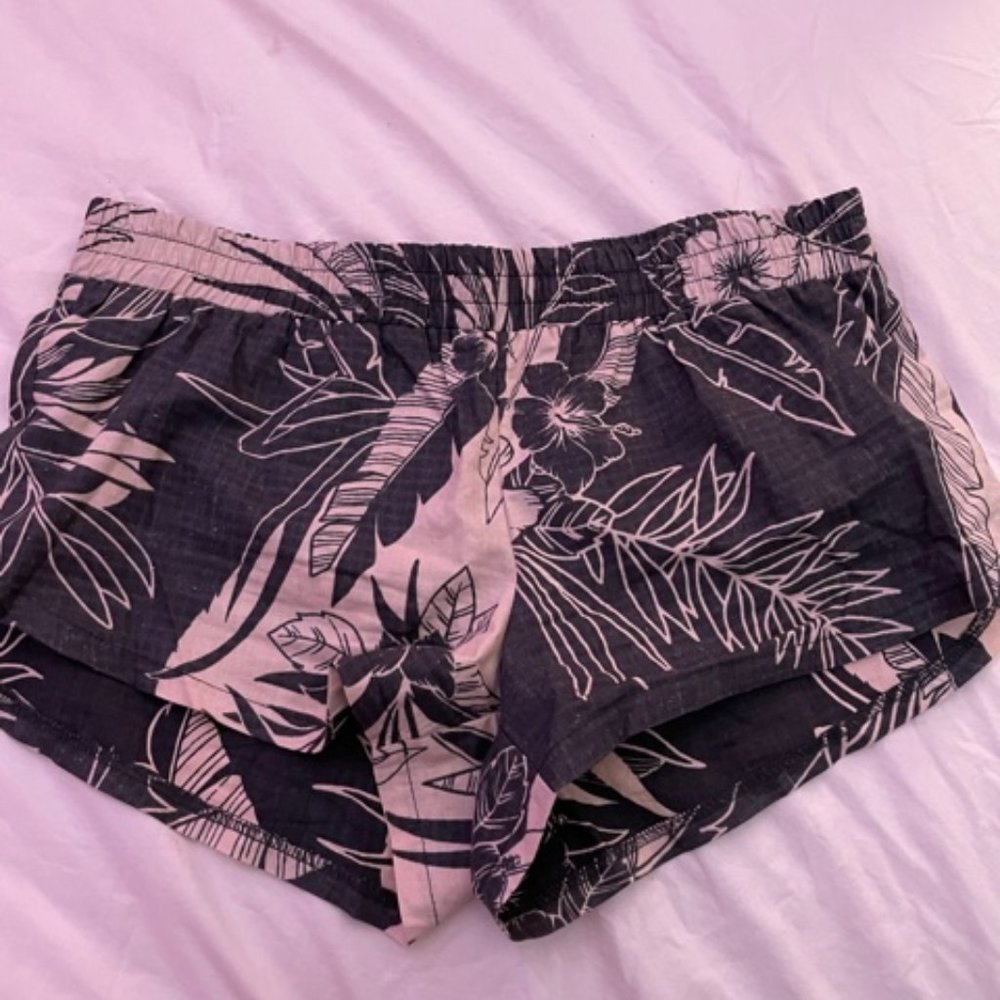 Beach Print Booty Shorts